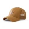 Czapka typu trucker z tyłem z siateczki z wypranej tkaniny typu duck