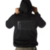 Męska bluza z kapturem o luźnym kroju i średniej gramaturze z nadrukiem logo – Bluzy z kapturem Rain Defender