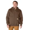 Męska bluza z kapturem Paxton z zamkiem 1/4, wodoodporna, gruba – Bluzy z kapturem carhartt Rain Defender