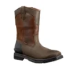 Wodoodporne buty typu Wellington „Montana” z kwadratowym czubkiem i stalowym wzmocnieniem, 11"