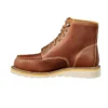 Wodoodporne buty z klinem i czubkiem typu moc, wysokość 6"