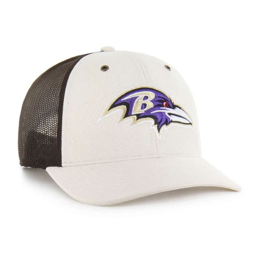 Baltimore Ravens '47 Niefarbowana czapka typu trucker o luźnym kroju