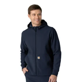 Bluza medyczna z kapturem z laminowanego polaru