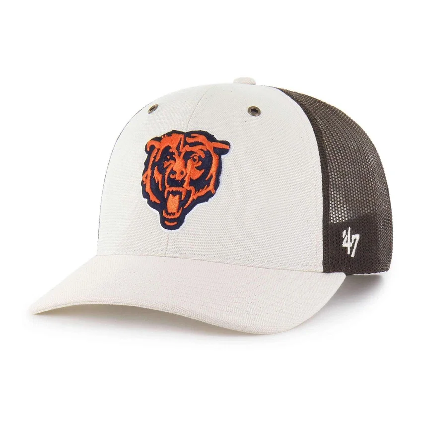 Chicago Bears '47 Niefarbowana czapka typu trucker o luźnym kroju