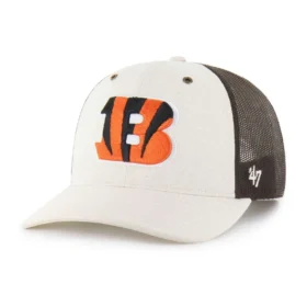 Cincinnati Bengals '47 Niefarbowana czapka typu trucker o luźnym kroju