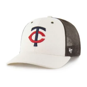 Czapka typu trucker „47” Minnesota Twins – niebarwiona