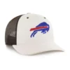 Czapka typu trucker „47” w kolorze naturalnym, luźny krój – Buffalo Bills