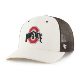Czapka typu trucker „'47” w kolorze naturalnym z motywem Ohio State Buckeyes
