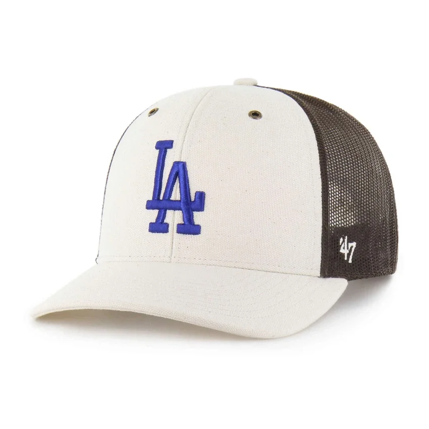 Czapka typu trucker Los Angeles Dodgers '47, niebarwiona