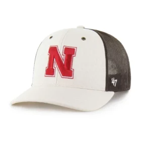 Czapka typu trucker Nebraska Cornhuskers '47, niebarwiona