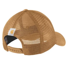 Czapka typu trucker z logo, z siateczkowym tyłem