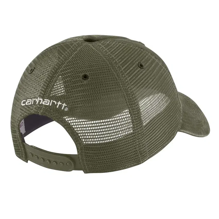 Czapka typu trucker z logo, z siateczkowym tyłem
