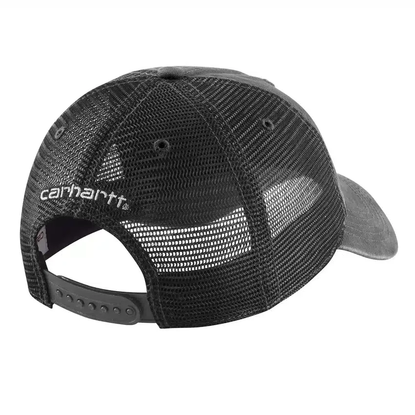 Czapka typu trucker z logo, z siateczkowym tyłem