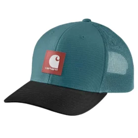 Czapka typu trucker z naszywką z logo, wykonana z tkaniny Rugged Flex™ Twill z siateczkowym tyłem