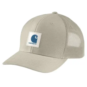 Czapka typu trucker z naszywką z logo, wykonana z tkaniny Rugged Flex™ Twill z siateczkowym tyłem