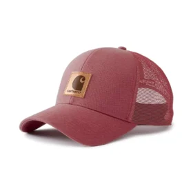 Czapka typu trucker z tyłem z siateczki z wypranej tkaniny typu duck