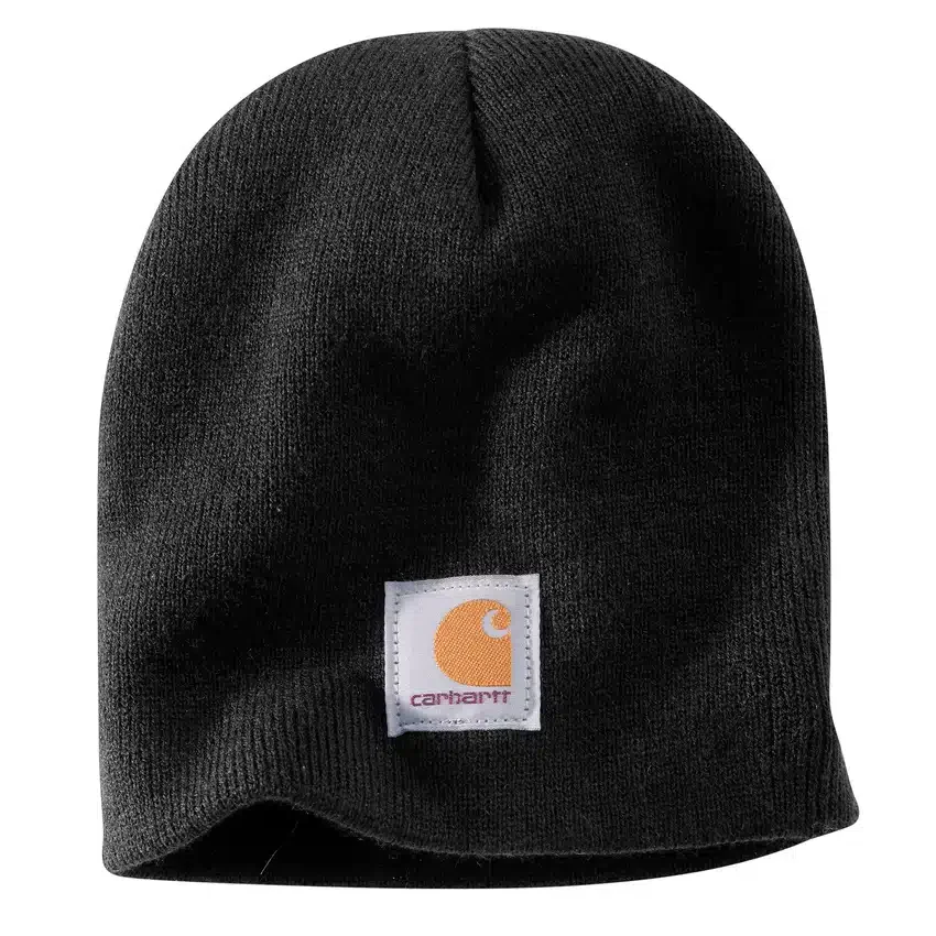 Czapka z dzianiny z naszywką z logo