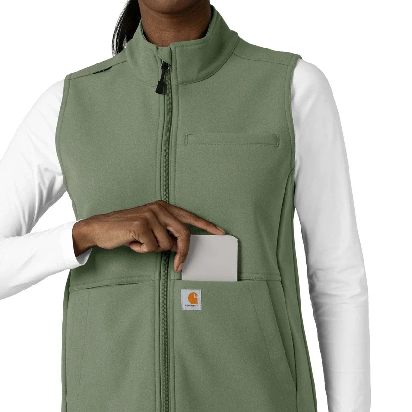 Damowa kamizelka medyczna z laminowanego polaru Rugged Flex®