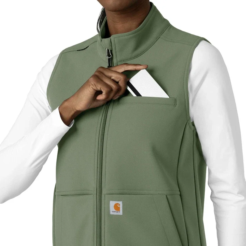 Damowa kamizelka medyczna z laminowanego polaru Rugged Flex®