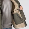 Damowa kamizelka z podszewką z polaru Sherpa, ocieplana i wodoodporna – kamizelka Rain Defender