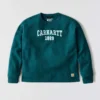 Damska bluza bez kaptura Carhartt 1889 o luźnym kroju i średniej gramaturze z nadrukiem