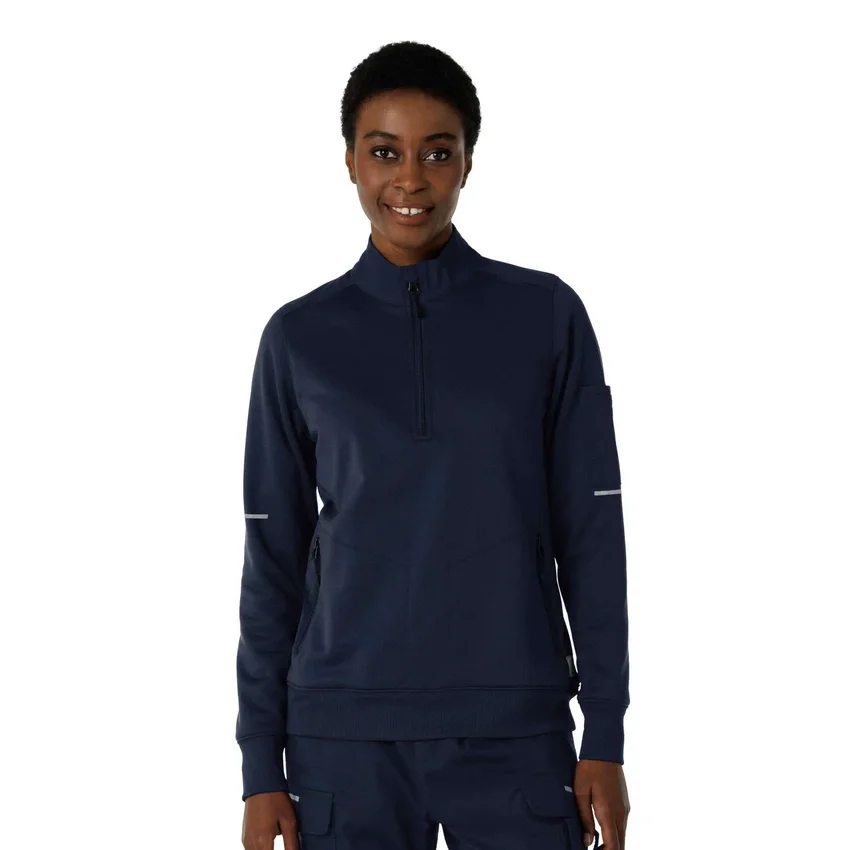 Damska bluza medyczna Rugged Flex® Rscu z półzamkiem