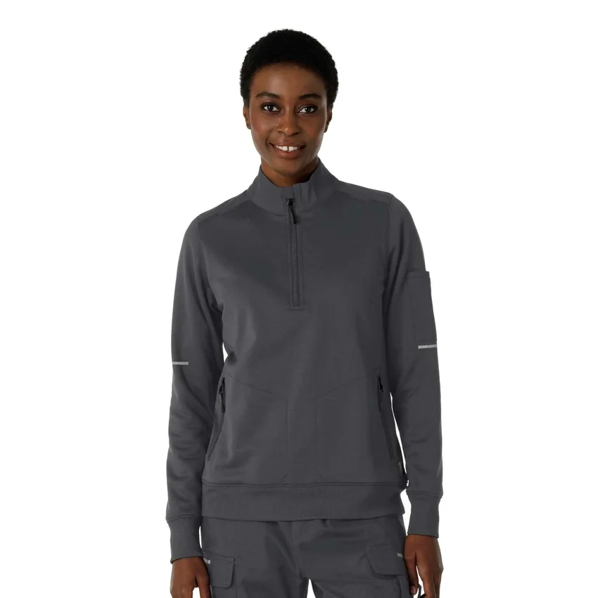 Damska bluza medyczna Rugged Flex® Rscu z półzamkiem