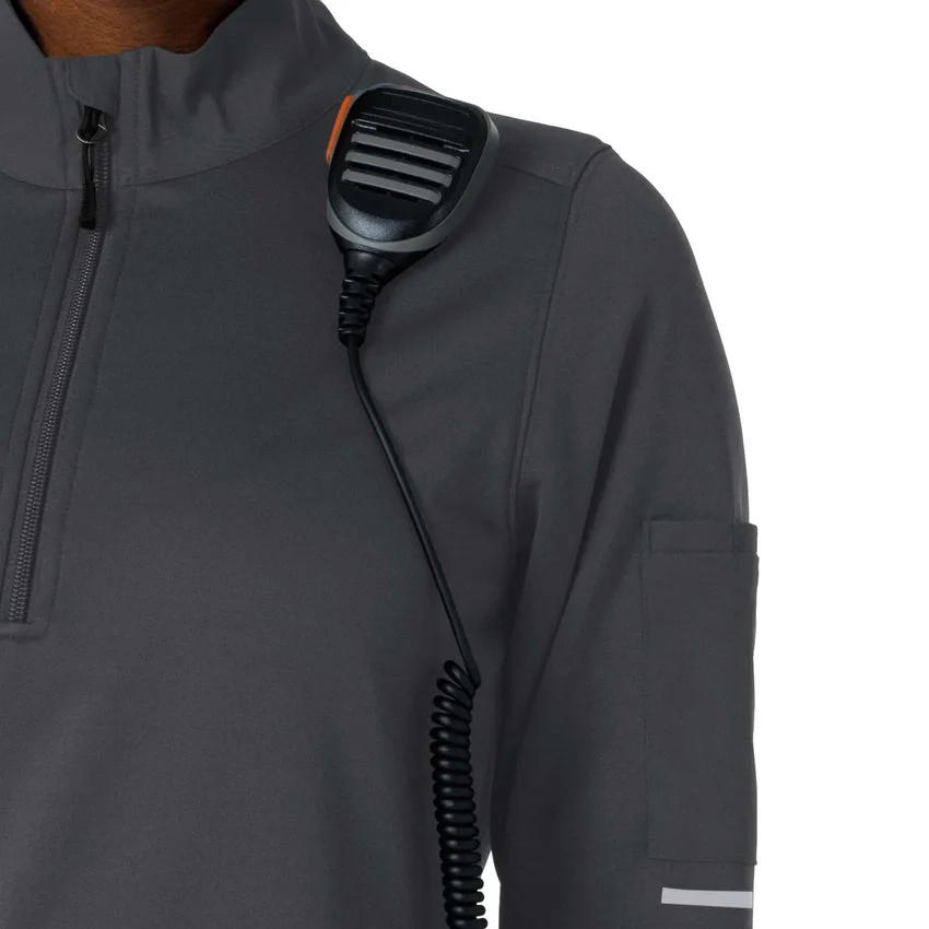 Damska bluza medyczna Rugged Flex® Rscu z półzamkiem