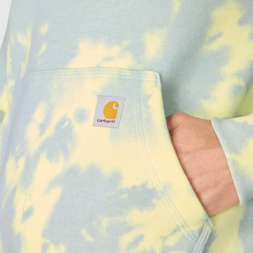 Damska bluza z kapturem Marquette w stylu tie-dye