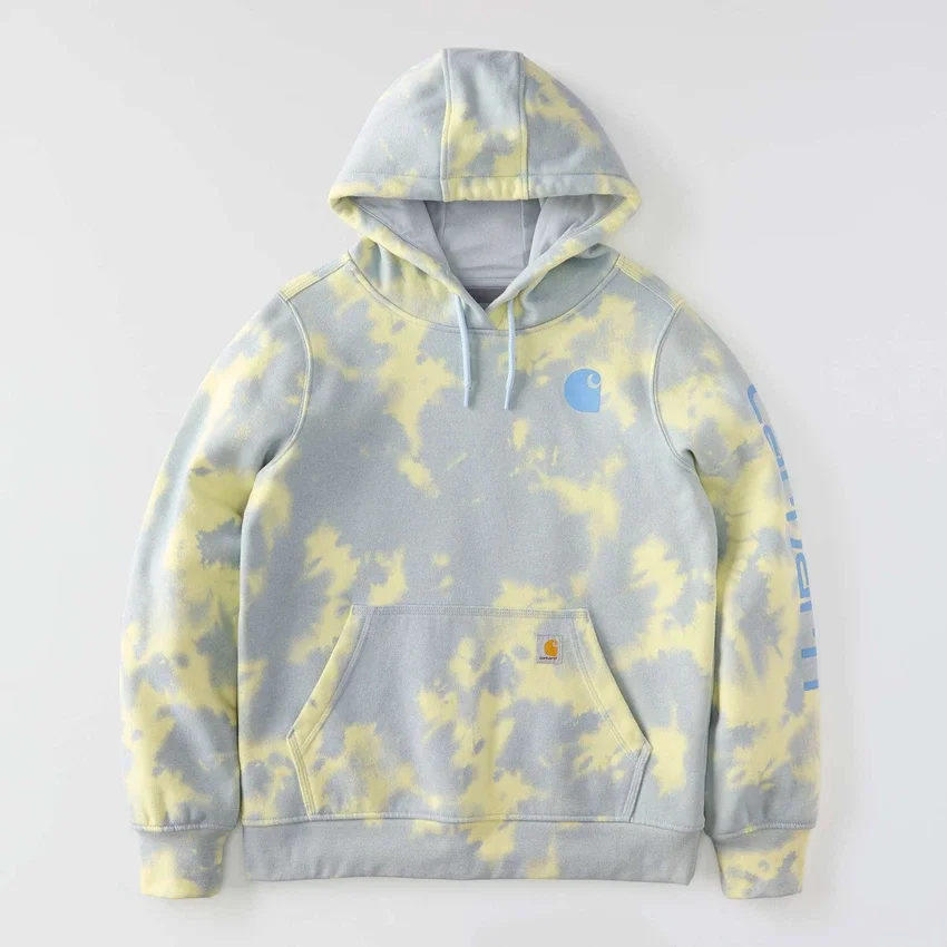 Damska bluza z kapturem Marquette w stylu tie-dye