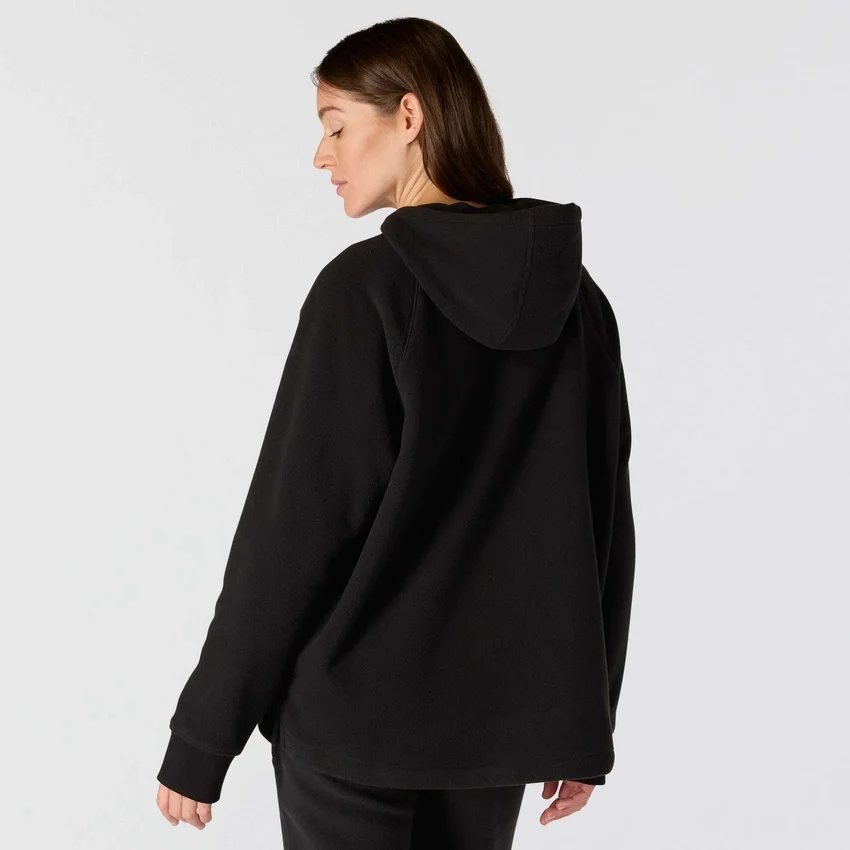 Damska bluza z kapturem z polaru Force Quick-Dry w stylu oversize