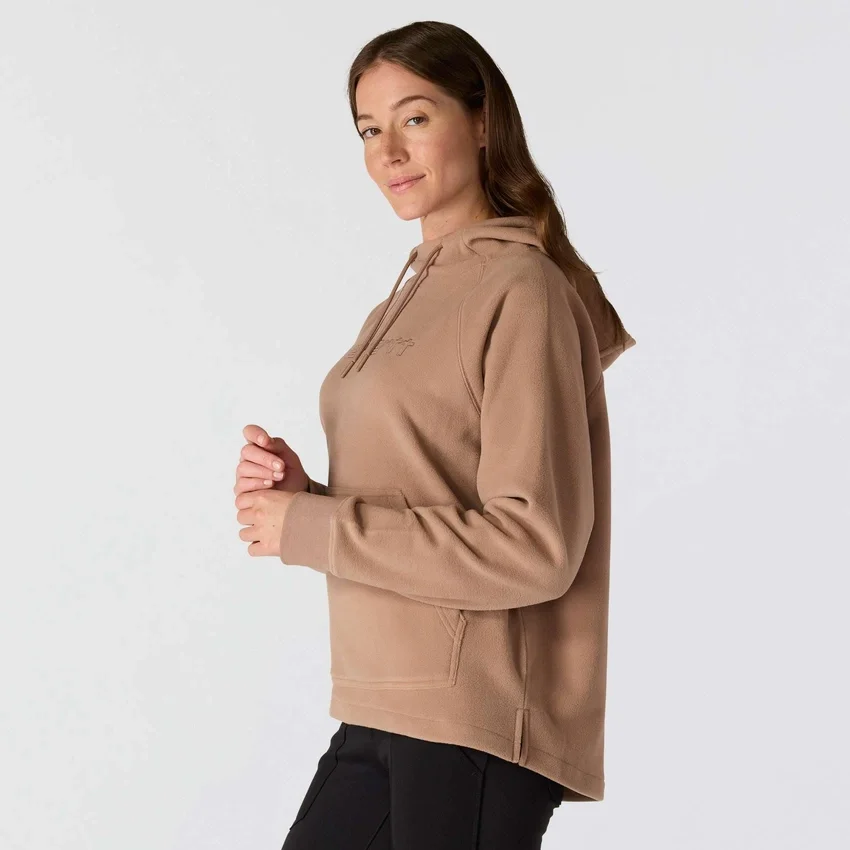 Damska bluza z kapturem z polaru Force Quick-Dry w stylu oversize
