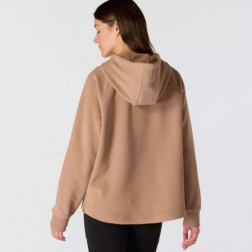 Damska bluza z kapturem z polaru Force Quick-Dry w stylu oversize