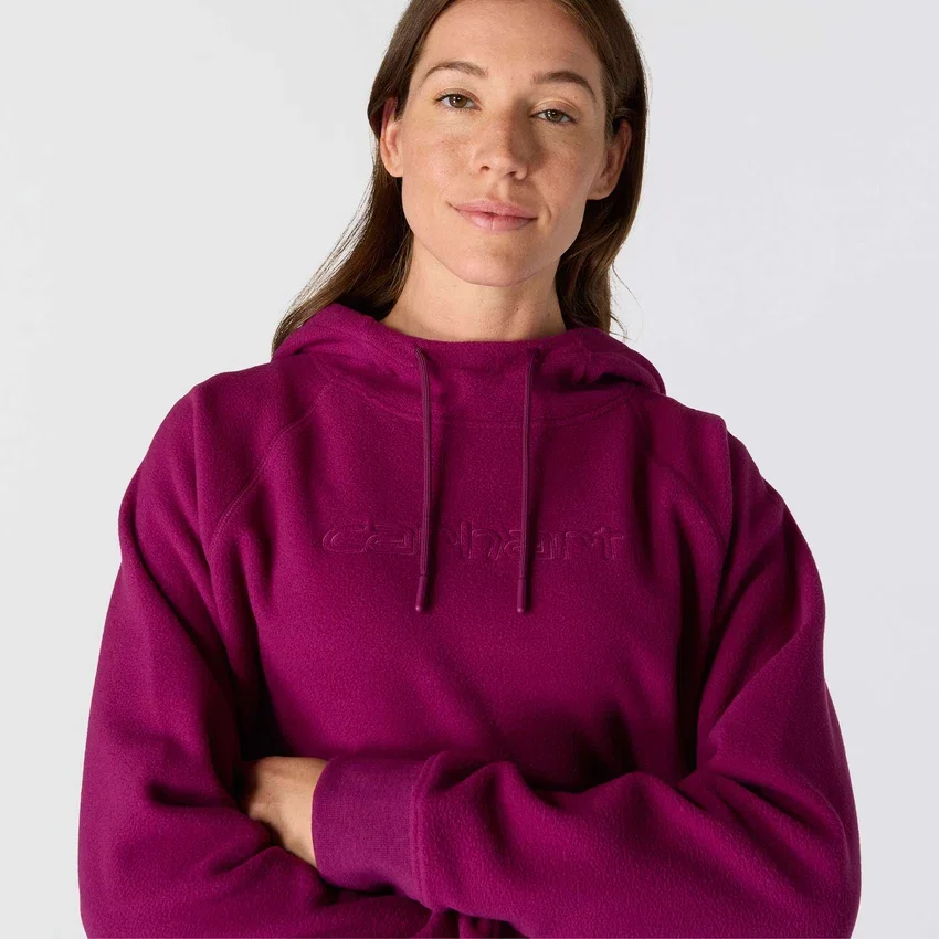 Damska bluza z kapturem z polaru Force Quick-Dry w stylu oversize