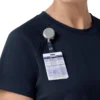 Damska bluzka medyczna Force Cross-Flex z dzianiny i okrągłym dekoltem