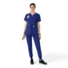 Damska bluzka medyczna Force Essentials z dekoltem w serek