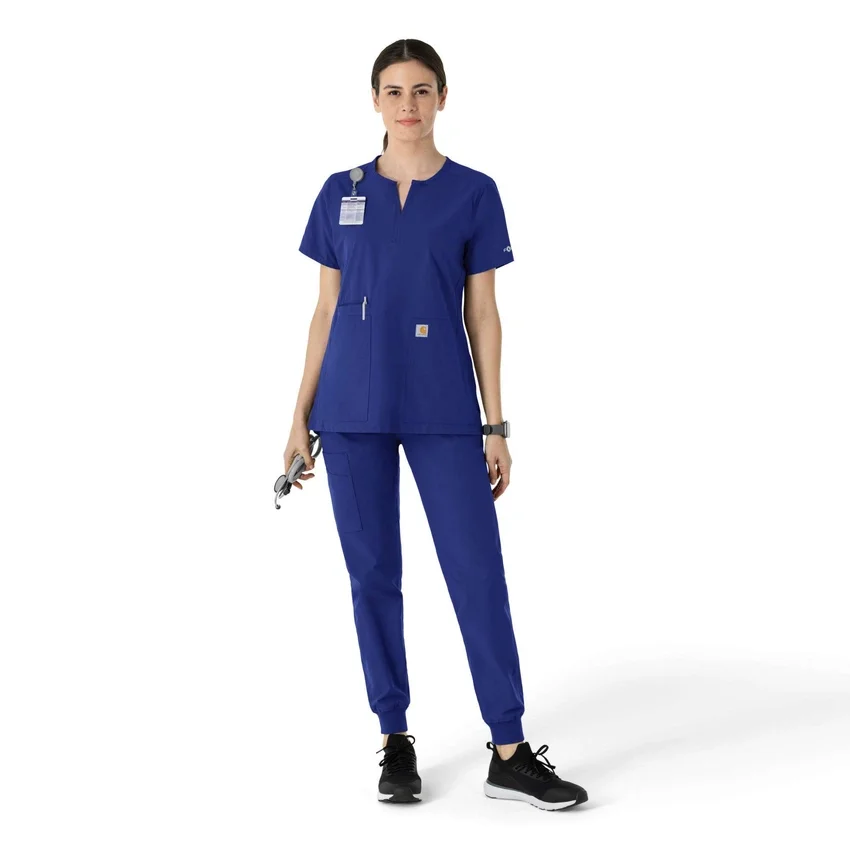 Damska bluzka medyczna Force Essentials z dekoltem w serek