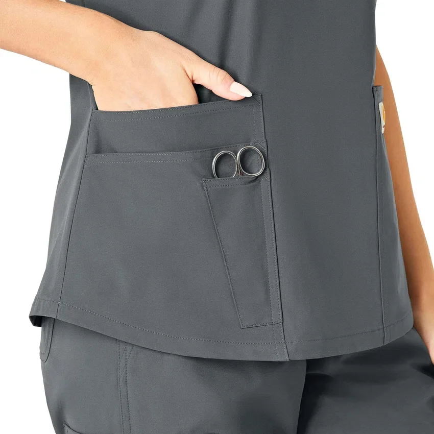 Damska bluzka medyczna Force Essentials z dekoltem w serek