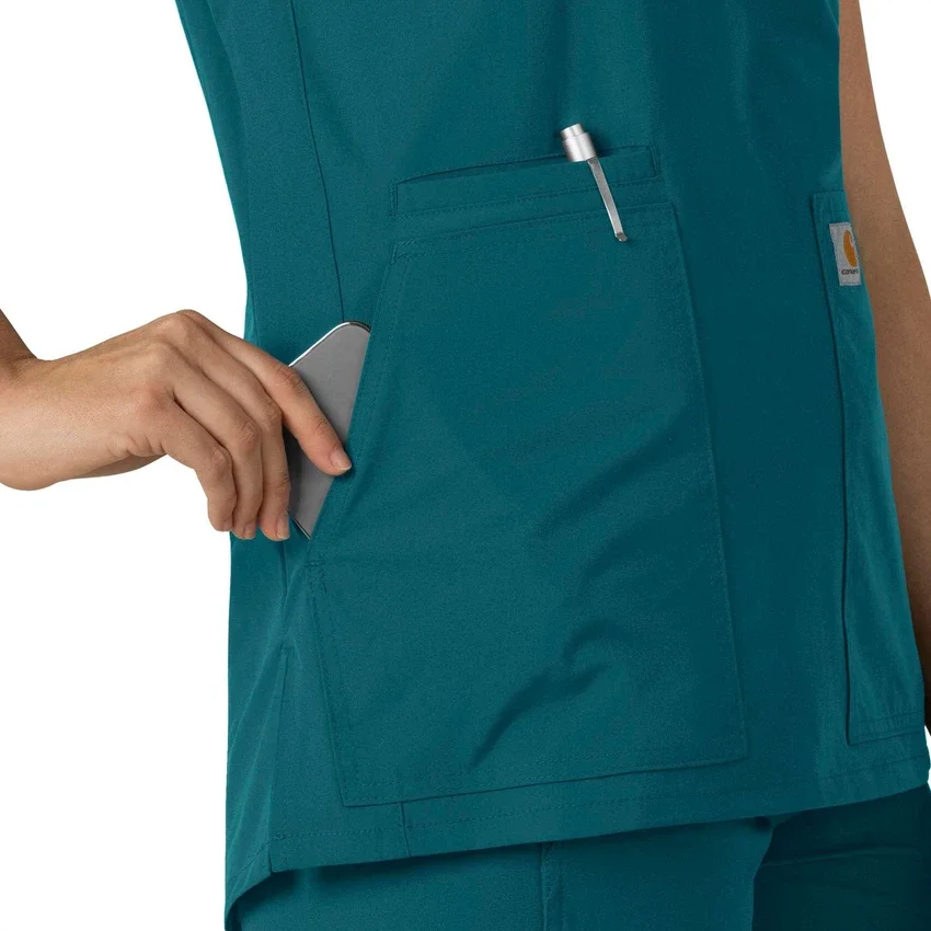Damska bluzka medyczna Force Essentials z dekoltem w serek