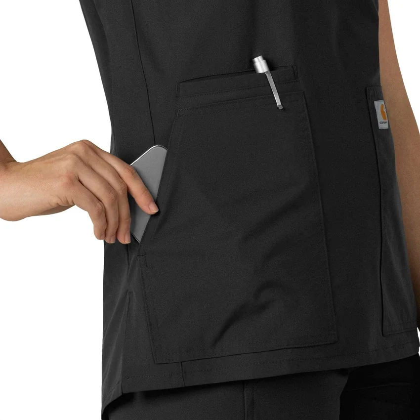 Damska bluzka medyczna Force Essentials z dekoltem w serek