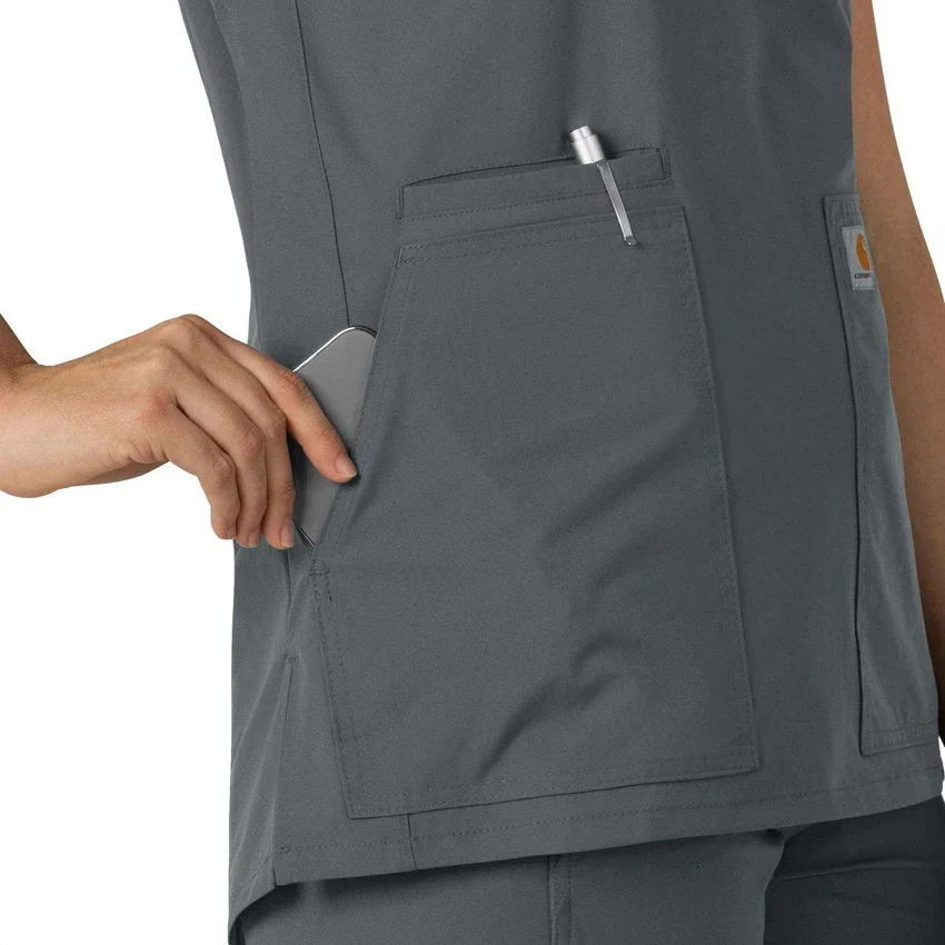 Damska bluzka medyczna Force Essentials z dekoltem w serek