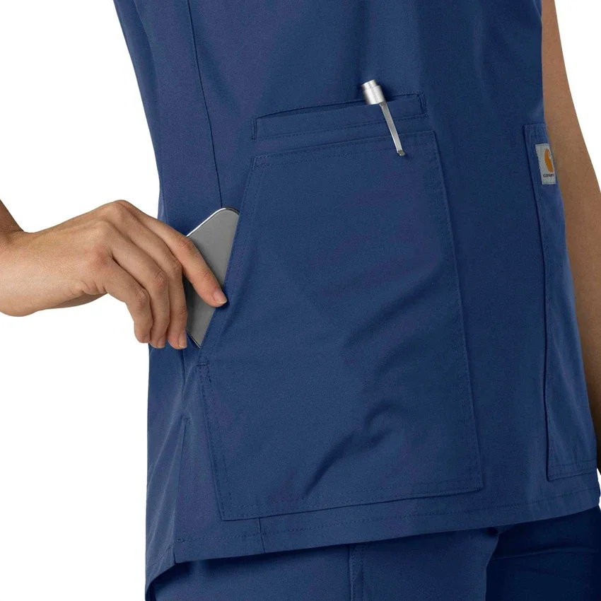 Damska bluzka medyczna Force Essentials z dekoltem w serek