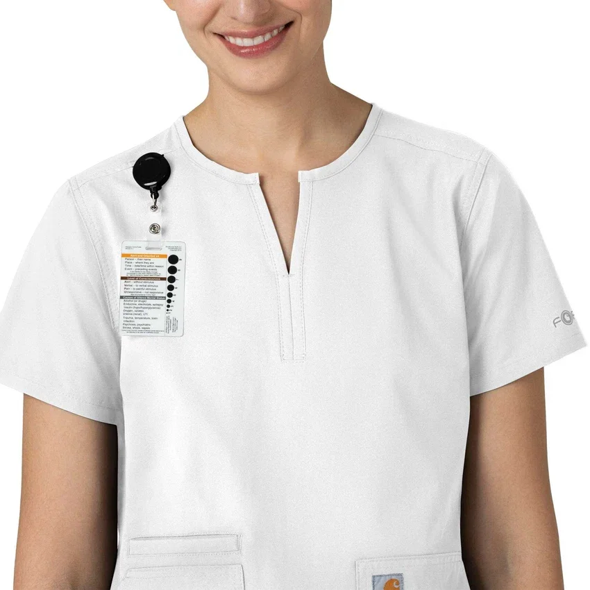 Damska bluzka medyczna Force Essentials z dekoltem w serek