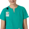 Damska bluzka medyczna Force Essentials z dekoltem w serek