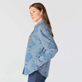 Damska dzianinowa koszula typu overshirt Durham