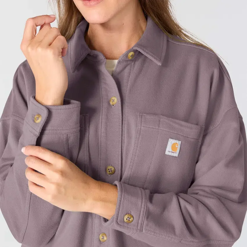 Damska dzianinowa koszula typu overshirt Durham