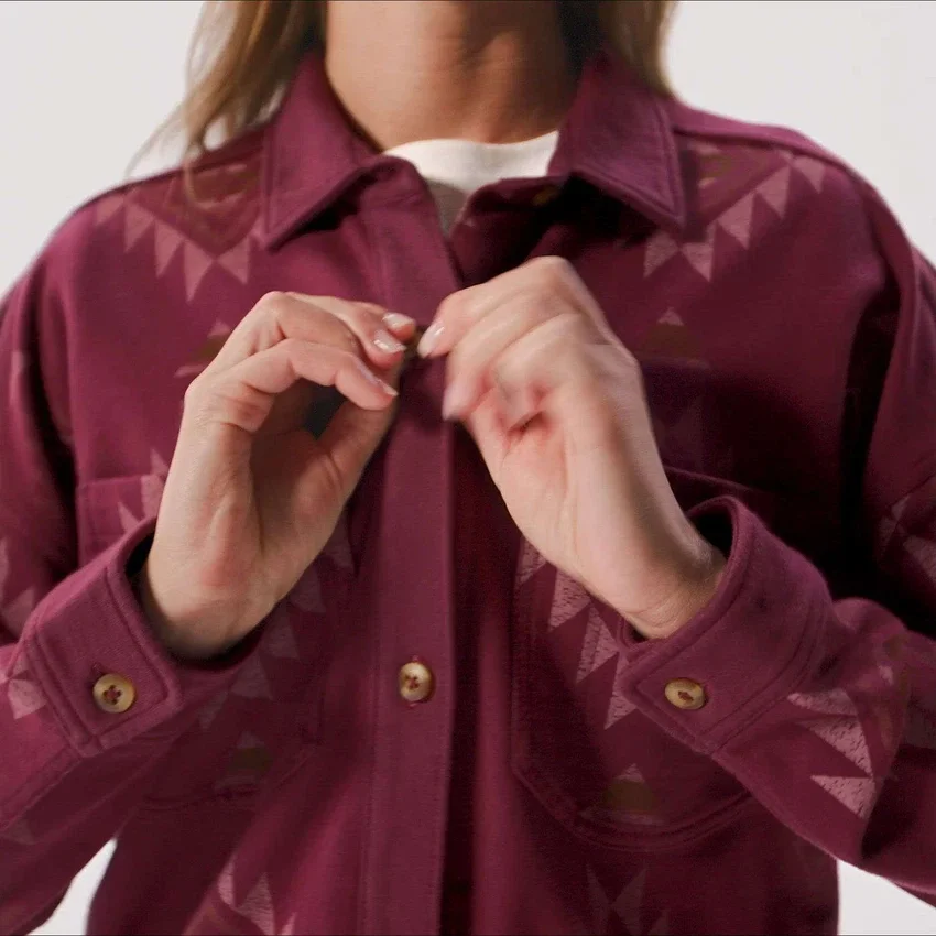 Damska dzianinowa koszula typu overshirt Durham