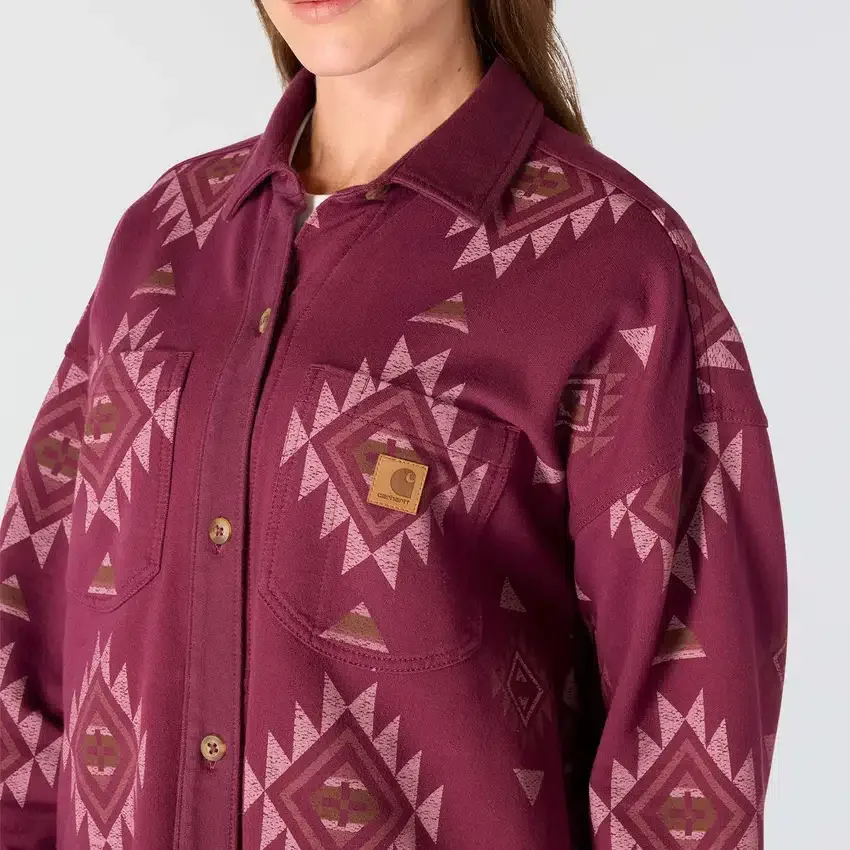 Damska dzianinowa koszula typu overshirt Durham