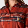 Damska koszula w kratę z serii Tencel™ o luźnym kroju