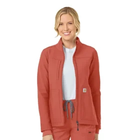 Damska kurtka medyczna z laminowanego polaru Rugged Flex® Peak